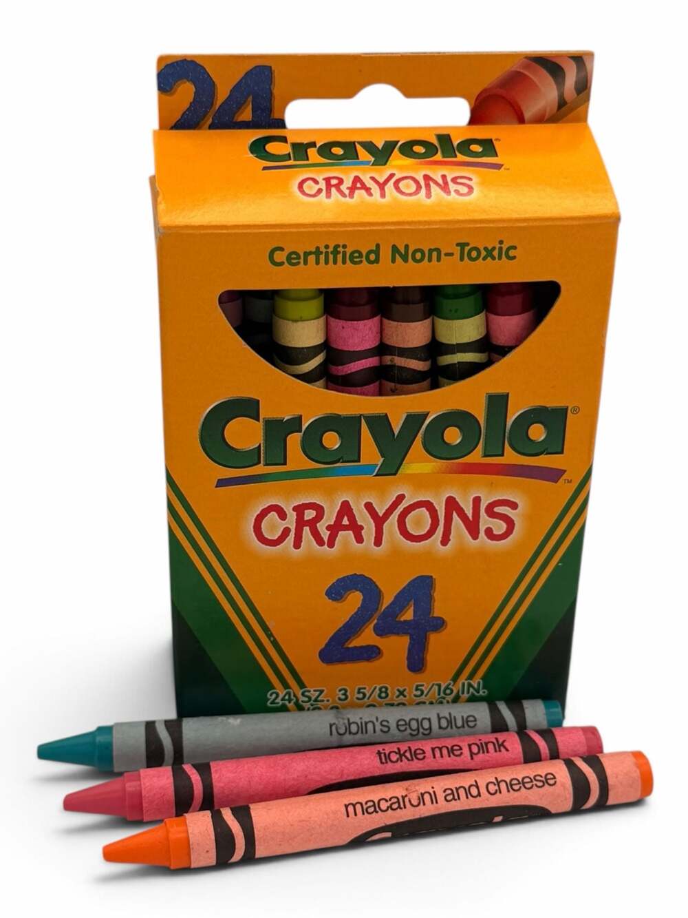 Vintage 1997 Crayola Crayons 24 Count Box Binney & Smith